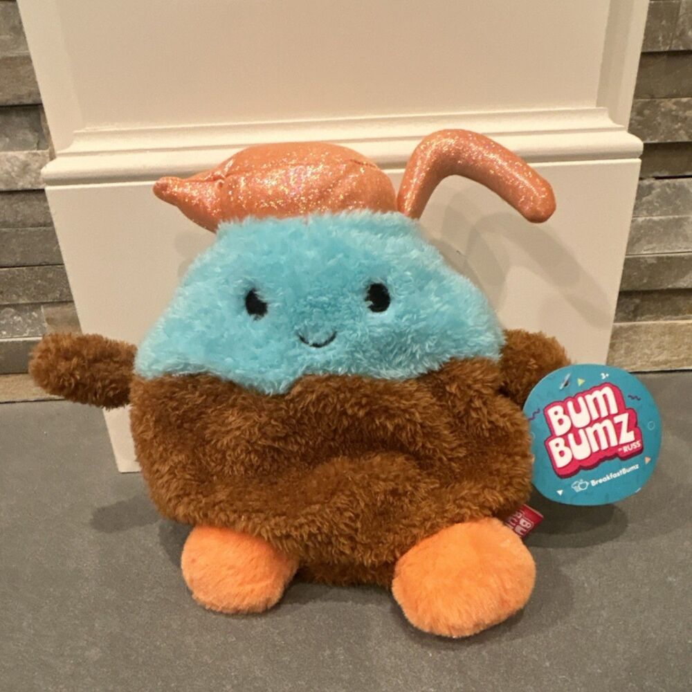 Russ BumBumz Coltan Coffee Pot BreakfastBumz Beanbag Plush Stuffed Toy